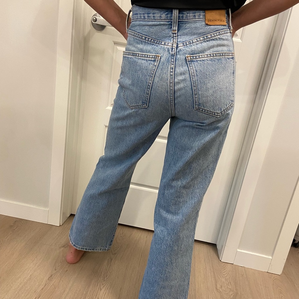 Aritzia Farrah Wide-Leg crop Jeans
